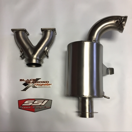 TITANIUM MUFFLER AND Y PIPE COMBO SKI DOO 800 2010-2017