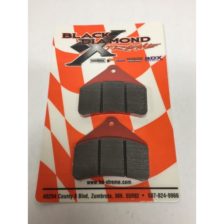 BRAKE PADS FOR CERAMIC BRAKE ROTOR-DIAMOND DRIVE