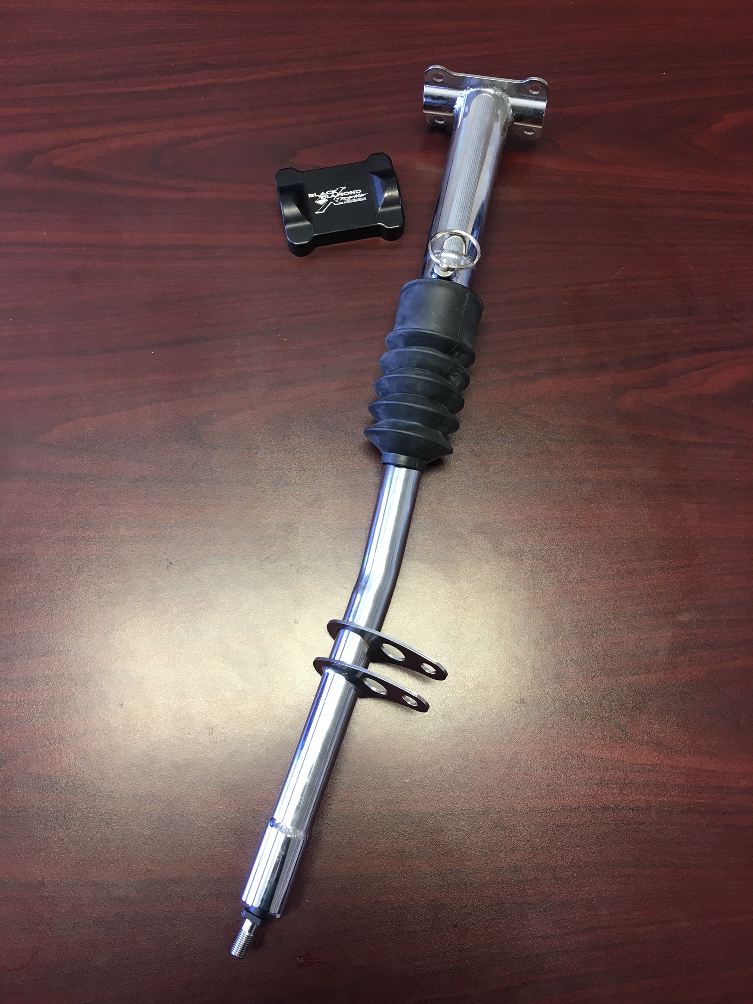 ADJUSTABLE CHROME MOLY STEERING POST- M SERIES - Black