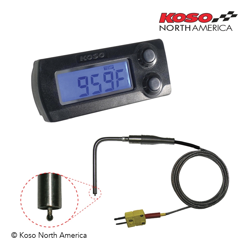 EGT01 Single EGT meter with Fast Response Sensor Koso