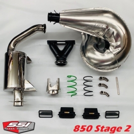 850 STAGE 2 KIT WITH JAWS PIPE AND SSI MUFFLER