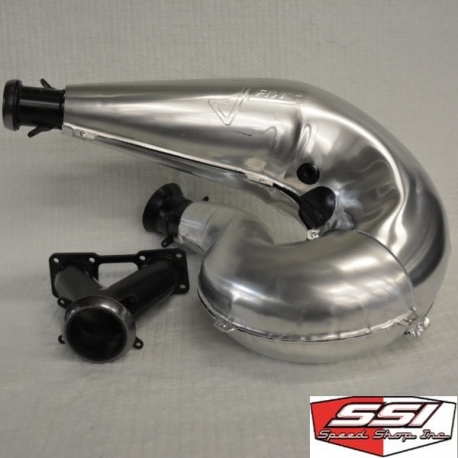 JAWS 850 SUMMIT SKI DOO SINGLE PIPE KIT WITH HEAT SHIELD - Black Diamond  Xtreme
