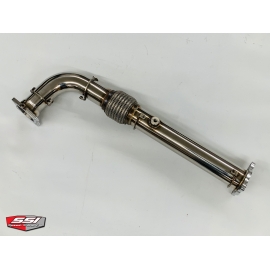 STAINLESS DOWN PIPE RZR TURBO MODELS 2016+