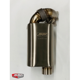 3" BIG FLOW STAINLESS STEEL MUFFLER FOR 998 TURBO MODELS