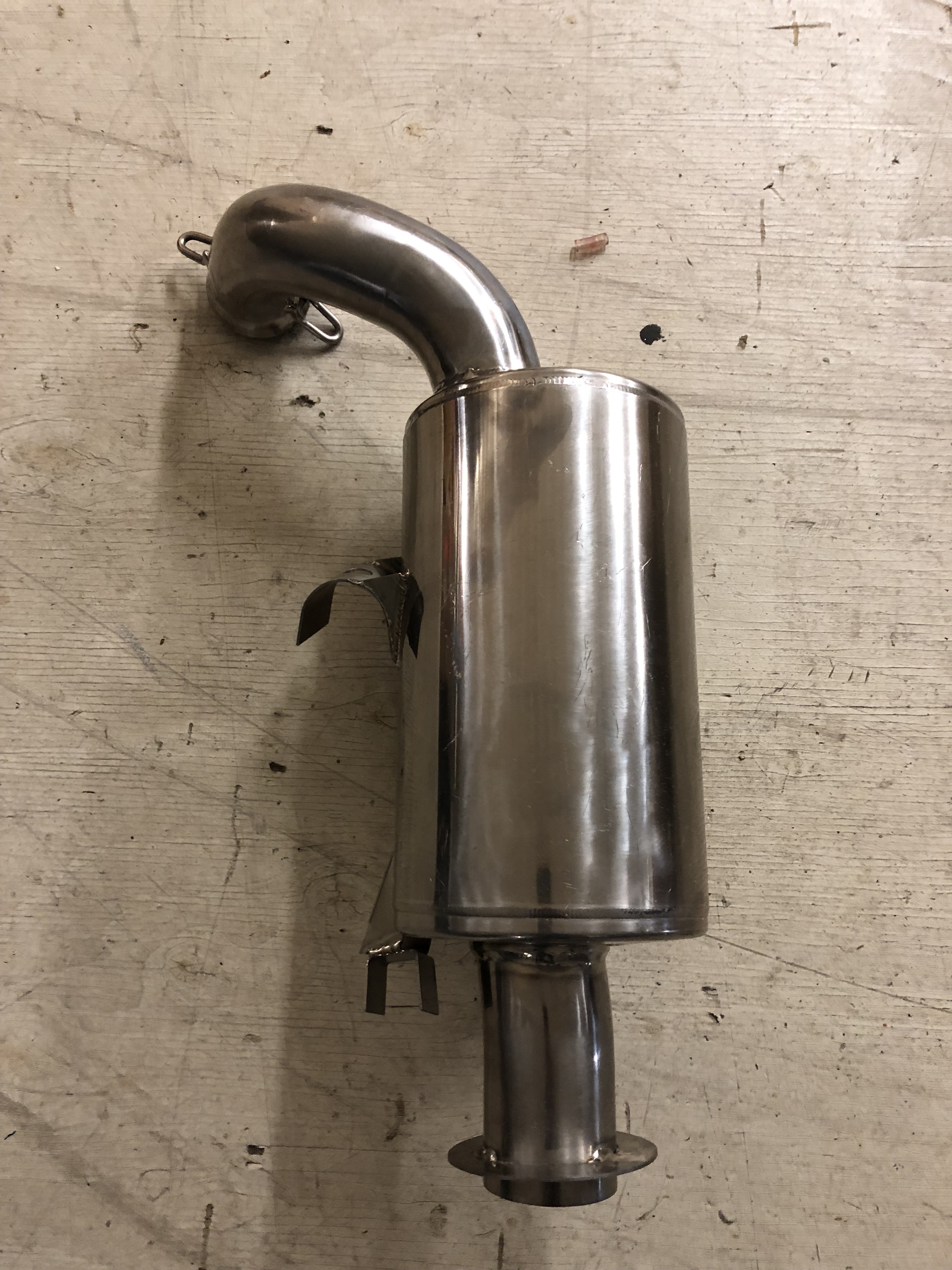 POLARIS AXYS 800/600 TITANIUM MUFFLER - Black Diamond Xtreme