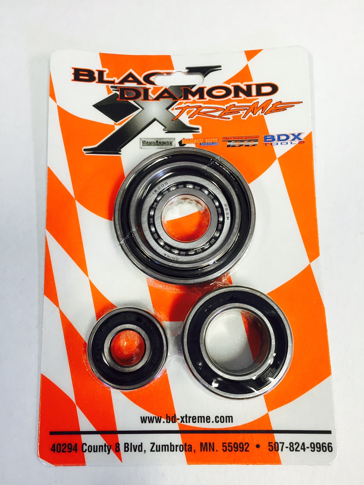 【R&B】BLACK DIAMOND DIAMOND DRIVE BEARING KIT 04-06, 09-11 W/ ENGINE REVERSE