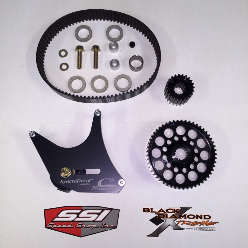 C3 SyncroDrive for the Polaris Pro-RMK 2011-15 - Black Diamond Xtreme